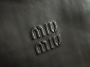 LARGE HOBO TOTE BAG 60 IN BLACK CALFSKIN