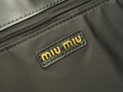 LARGE HOBO TOTE BAG 46 IN BLACK CALFSKIN