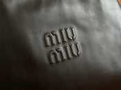 LARGE HOBO TOTE BAG 46 IN BLACK CALFSKIN