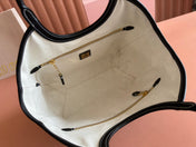 LARGE HOBO 28 TOTE IN BLACK CALFSKIN