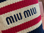 BOLSA TOTE WOVEN 38 MULTICOLOR IN RAFFIA