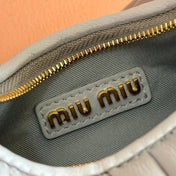 WANDER MATELASSÉ NAPPA MINI BAG 18 IN LIGHT BLUE LAMBSKIN