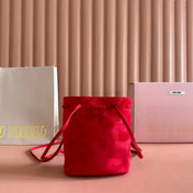 MINI TOTE BAG 17 RED IN NAPPA CALFSKIN