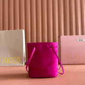 MINI TOTE BAG 17 FUCHSIA IN NAPPA CALFSKIN