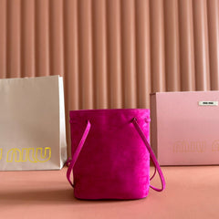 MINI TOTE BAG 17 FUCHSIA IN NAPPA CALFSKIN