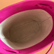 MINI TOTE BAG 17 FUCHSIA IN NAPPA CALFSKIN