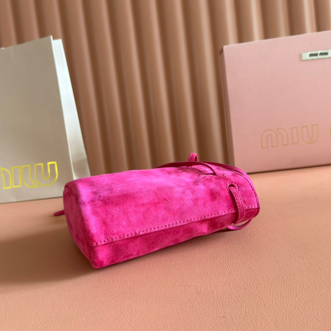 MINI TOTE BAG 17 FUCHSIA IN NAPPA CALFSKIN