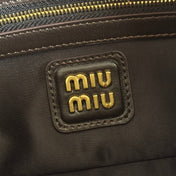 MIUMIU 26S ARCADIE MATELASSE BAG 22 IN BLACK CALFSKIN GOLD HARDWARE
