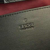 GUCCI 25S SMALL TOTE BAG 29 CM IN BLACK CALFSKIN WITH GOLD HARDWARE