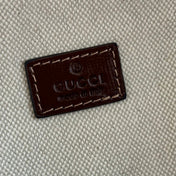 GUCCI 25S SUPREME BACKPACK 41 CM IN BROWN MIX BEIGE CALFSKIN