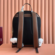 GUCCI 25S SUPREME BACKPACK 41 CM IN BROWN MIX BEIGE CALFSKIN