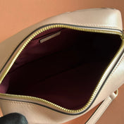 GUCCI 25S MARMONT BAG 24 IN NUDE PINK CALFSKIN WITH GOLD HARDWARE