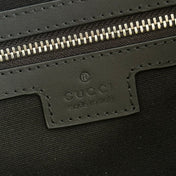 GUCCI 25S SHOULDER BAG 29 CM IN NEON GREEN TO DARK GRAY OMBRÉ CALFSKIN