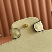 GUCCI 25S HORSEBIT 1955 MEDIUM SHOULDER BAG 22 CM IN CREAM WHITE CALFSKIN WITH GOLD HARDWARE