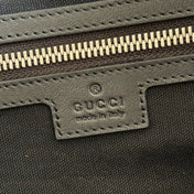 GUCCI 26S TOTE BAG 38 IN BLACK EMBOSSED CALFSKIN