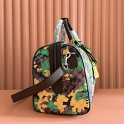 GUCCI 26S DUFFEL BAG 44 IN MULTICOLOR COATED CANVAS STYLE 1