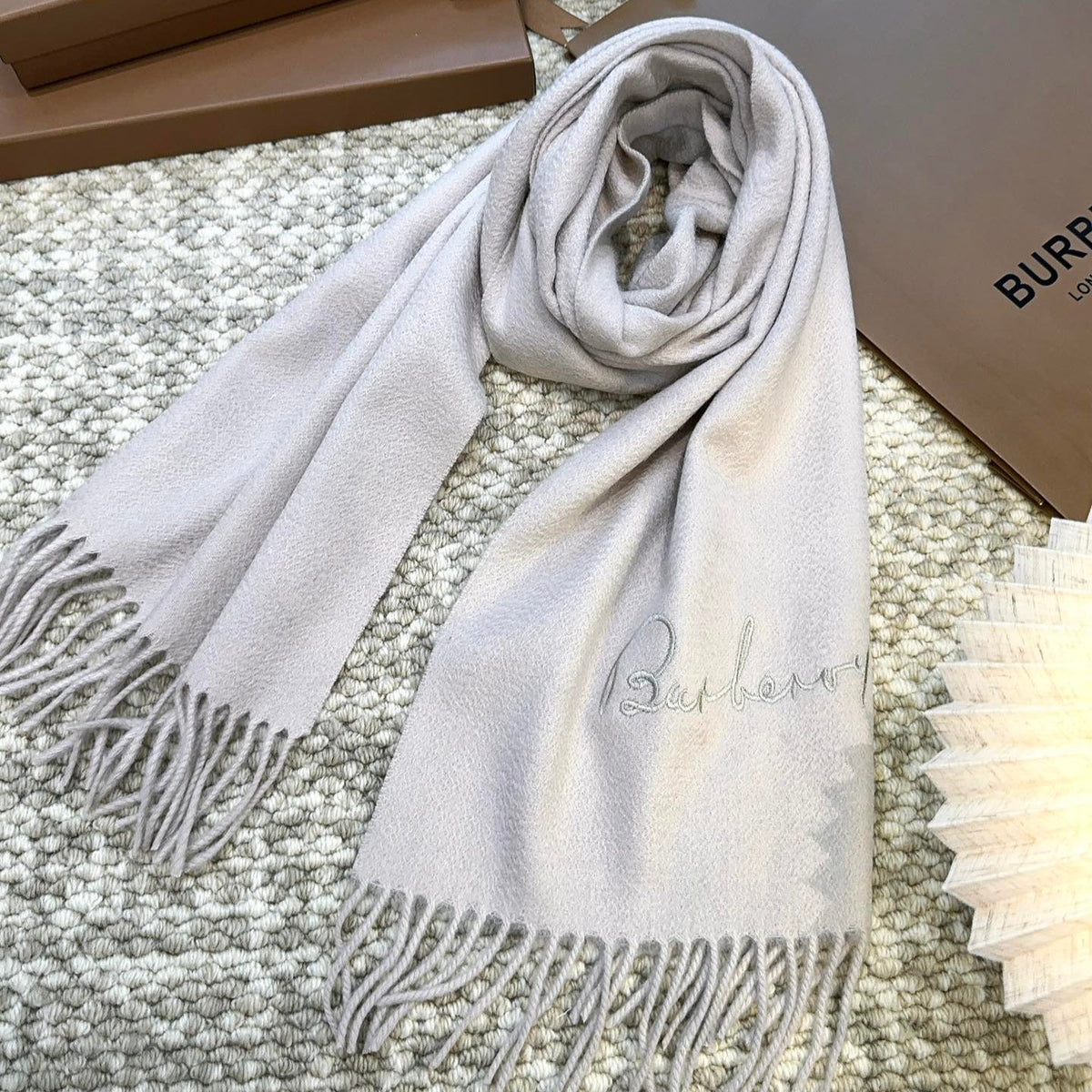 BBR SCARF 190 CM IN CASHMERE 525905