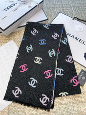 CHANEL 25S SCARF 187 IN CASHMERE 876277