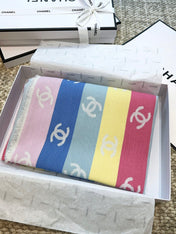 CHANEL 25S SCARF 187 IN CASHMERE 876276