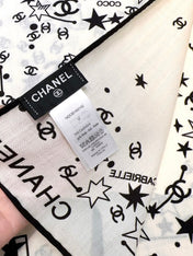 CHANEL 25S SCARF 140 CM IN CASHMERE SILK 943919