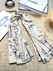CHANEL 25S SCARF 140 CM IN CASHMERE SILK 943919