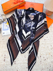 HERMES 25S SCARF 140 IN CASHMERE SILK 854528