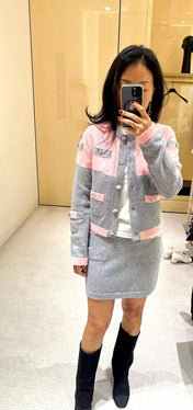 CHANEL CARDIGAN AND SKIRT SET STYLE 57