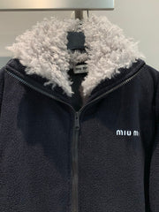 MIUMIU SHERPA FLEECE JACKET STYLE 471