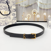 DIOR 25S BELT 20 MM IN BLACK CALFSKIN 570112