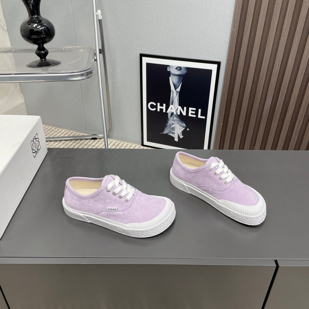 TERRA VULCA LACE-UP SNEAKER IN PASTEL PURPLE SUEDE