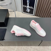 SL/61 SNEAKERS IN WHITE MIX LIGHT PINK CALFSKIN