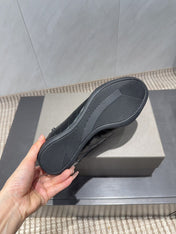 BALENCIAGA 25S SNEAKER IN BLACK CALFSKIN