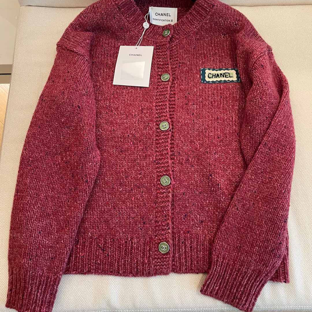 CC Cardigan Burgundy Cashmere