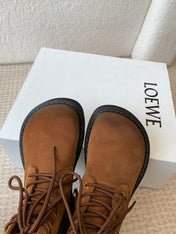 LW SIERRA COMBAT BOOT CARAMEL SUEDE