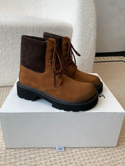 LW SIERRA COMBAT BOOT CARAMEL SUEDE