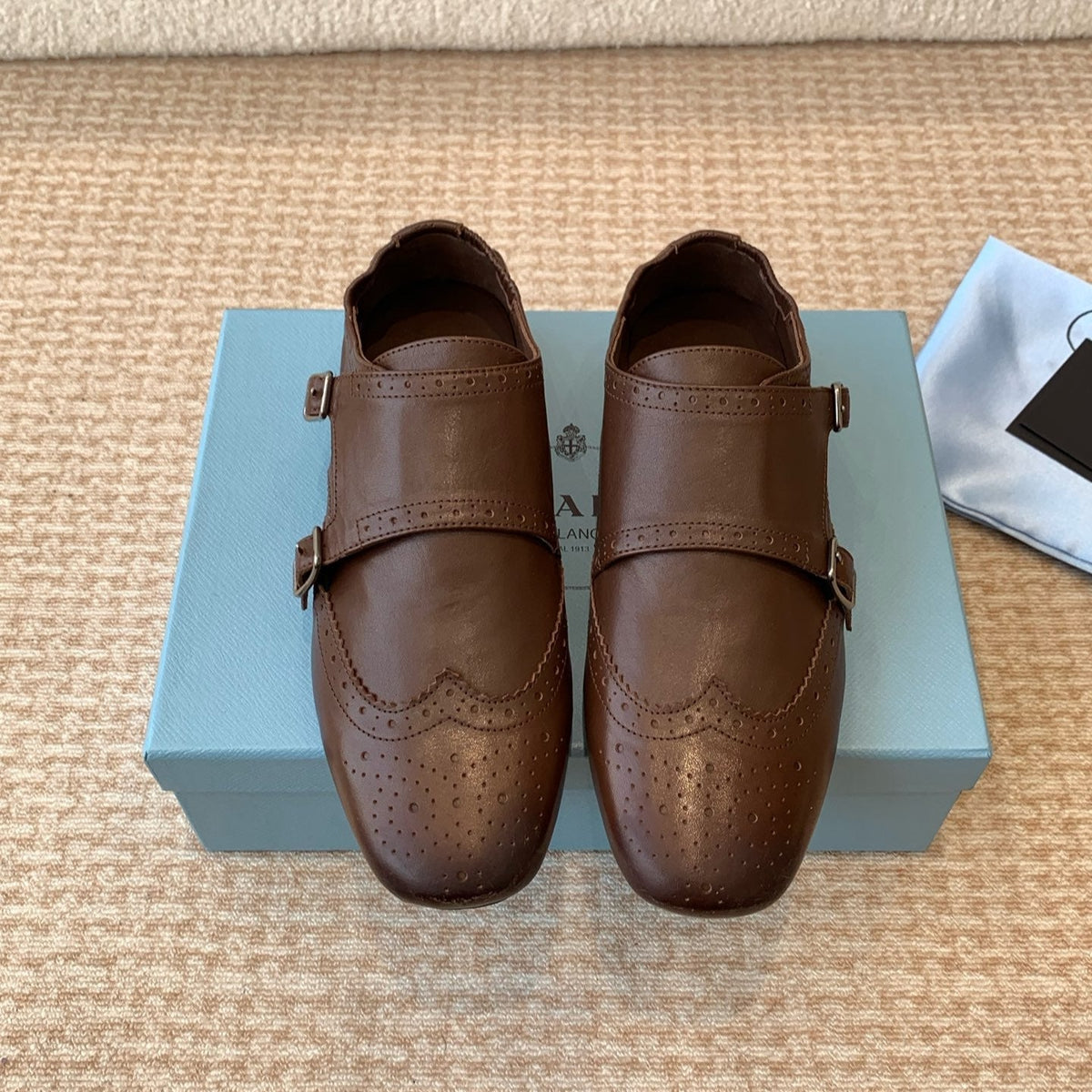 MONK STRAP IN DARK BROWN CALFSKIN