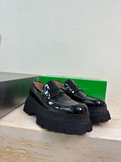 HADDOCK MOCCASIN IN BLACK PATENT CALFSKIN