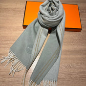 SCARF 200 CM IN DOVE GRAY CASHMERE