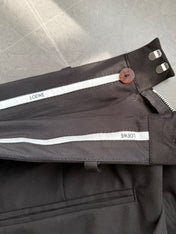 Loewe Draped Skirt Brown Polyester Fiber