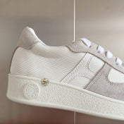 BOOMERANG SNEAKERS LIGHT GRAY MIX WHITE SUEDE