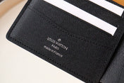 LV 25S SLENDER WALLET 11 IN BLACK EPI CALFSKIN