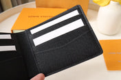 LV 25S SLENDER WALLET 11 IN BLACK EPI CALFSKIN