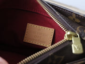 LV 25S SHOULDER BAG 19 IN BROWN MONOGRAM CALFSKIN GOLD HARDWARE