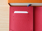 DOLL PASSPORT WALLET IN WHITE MIX COLORFUL CALFSKIN