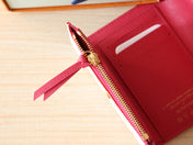 ROSALIE ZIPPY 12 IN WHITE MIX COLORFUL CALFSKIN