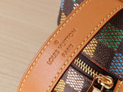 DOPP KIT LOCKER BAG 23 IN COLORFUL DAMIER CALFSKIN