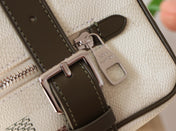 LOCKER DOPP KIT 23 IN KHAKI DAMOFLAGE COATED CANVAS