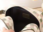 LOCKER DOPP KIT 23 IN KHAKI DAMOFLAGE COATED CANVAS