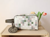 LOCKER DOPP KIT 23 IN KHAKI DAMOFLAGE COATED CANVAS