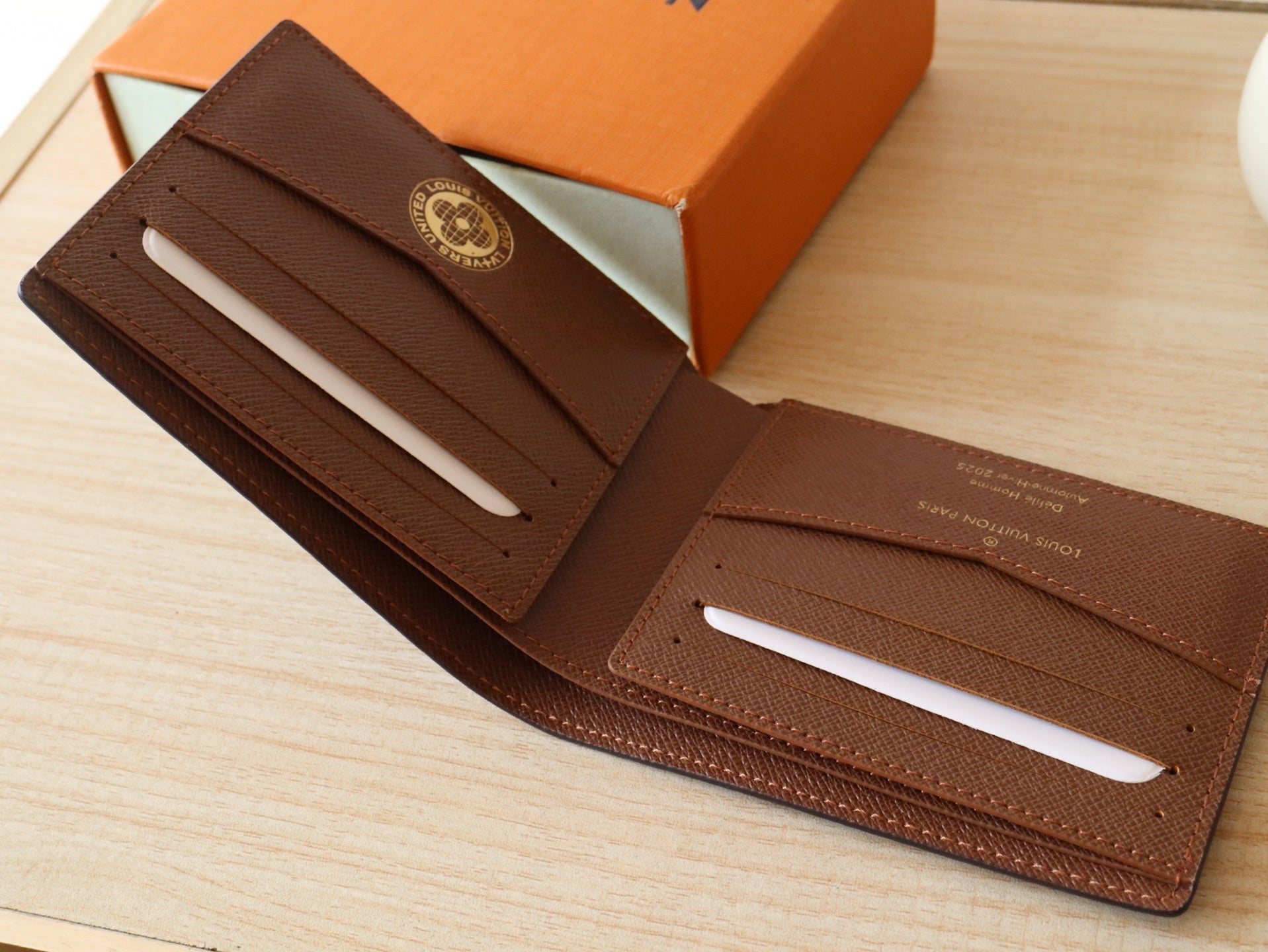 SLENDER WALLET 11 IN COLORFUL DAMIER EBENE CANVAS